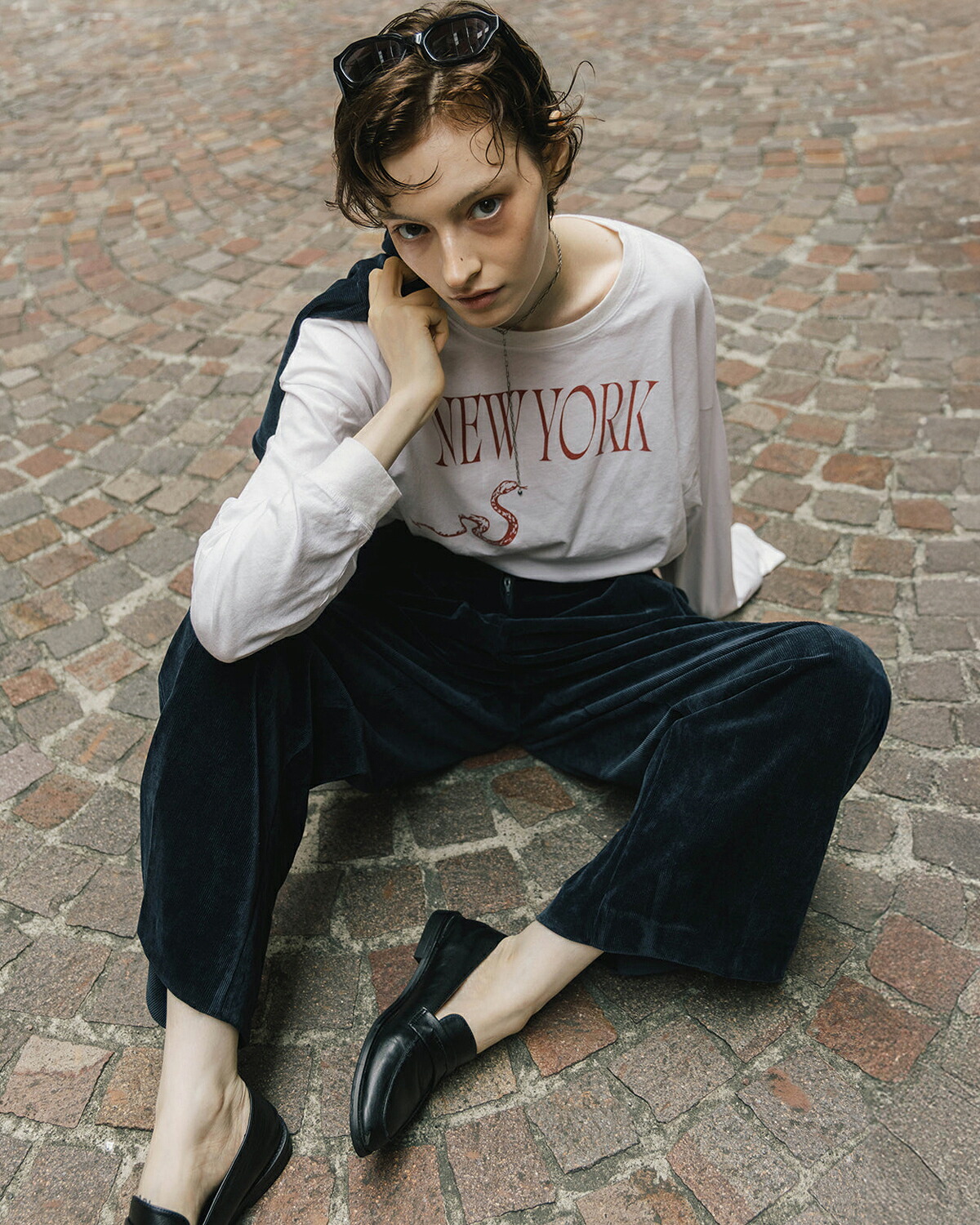 CREDONA(クレドナ)パーマネント ロングスリーブ プリント Tシャツ PARMANENT L/S TEE 1426412