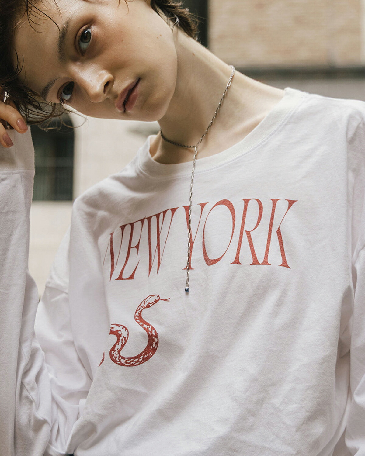 CREDONA(クレドナ)パーマネント ロングスリーブ プリント Tシャツ PARMANENT L/S TEE 1426412