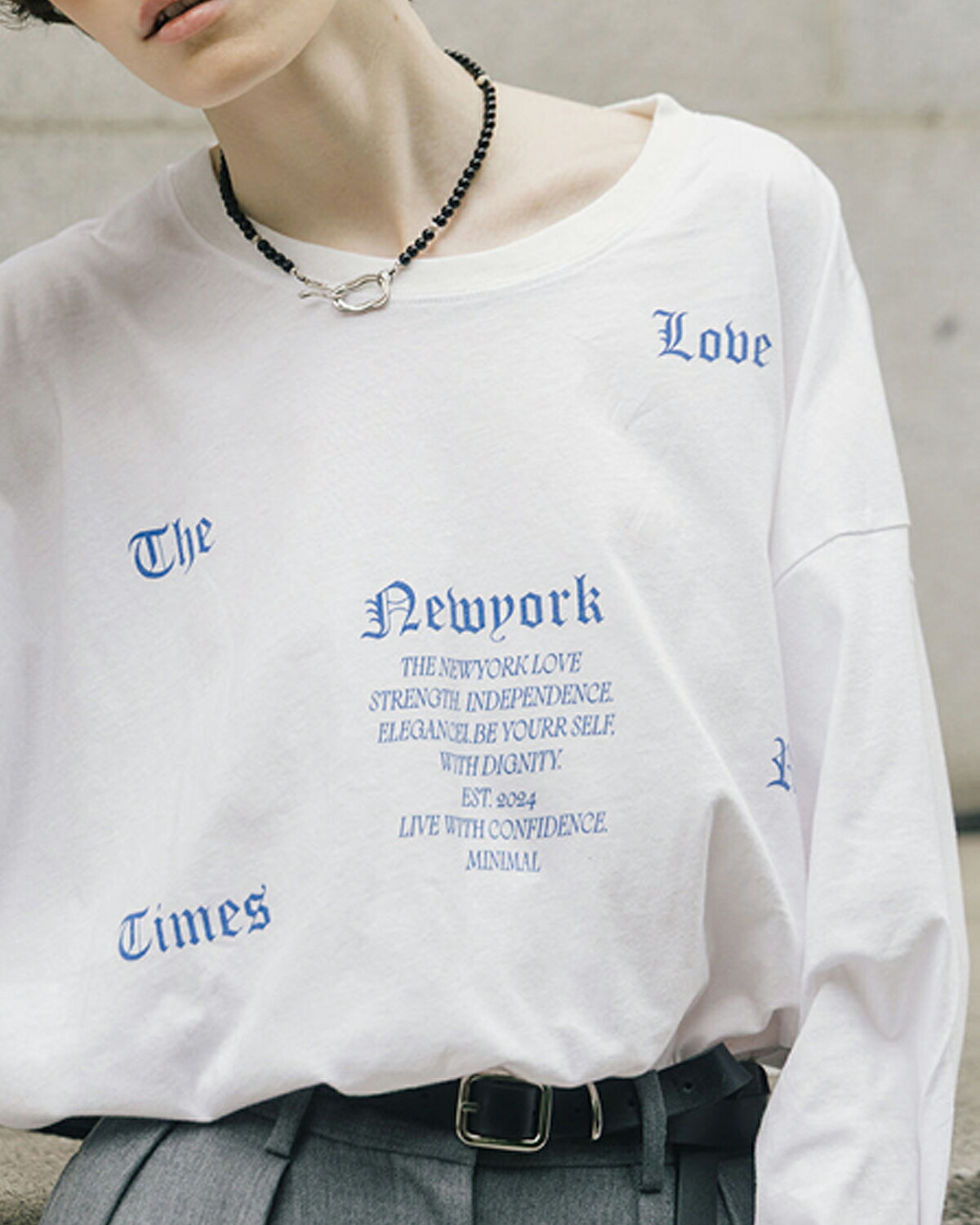 CREDONA(クレドナ)パーマネント ロングスリーブ プリント Tシャツ PARMANENT L/S TEE 1426412