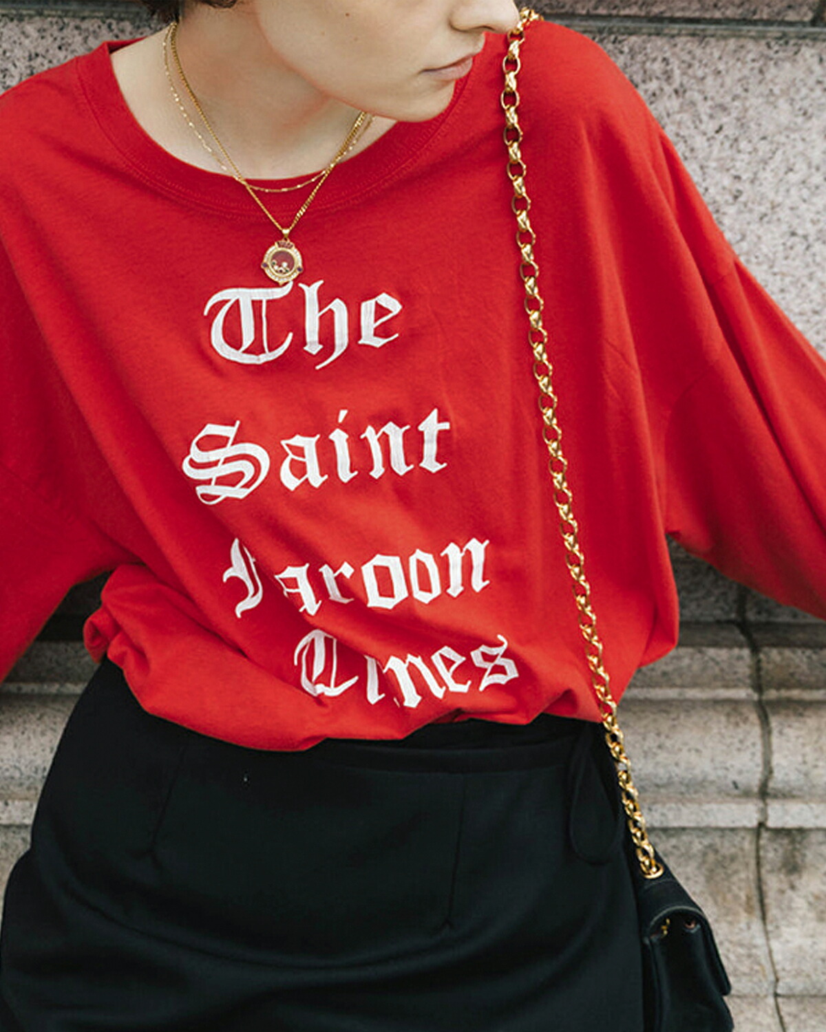 CREDONA(クレドナ)パーマネント ロングスリーブ プリント Tシャツ PARMANENT L/S TEE 1426412