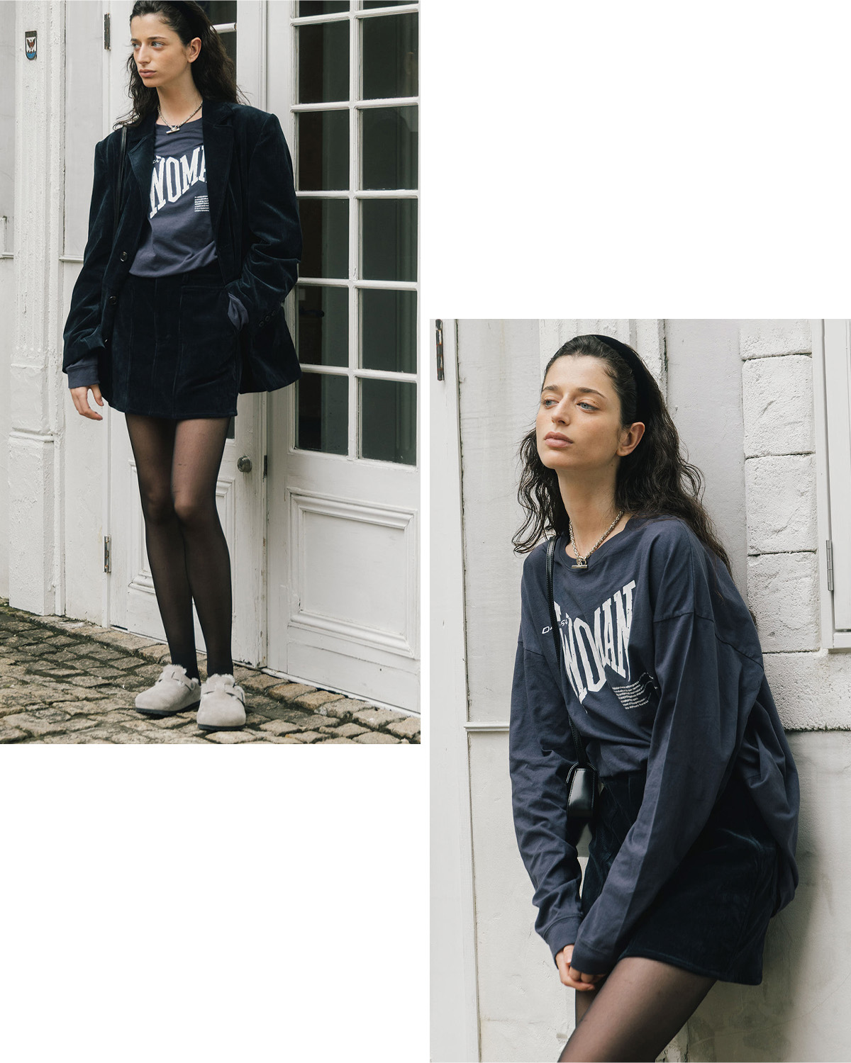 CREDONA(クレドナ)パーマネント ロングスリーブ プリント Tシャツ PARMANENT L/S TEE 1426412