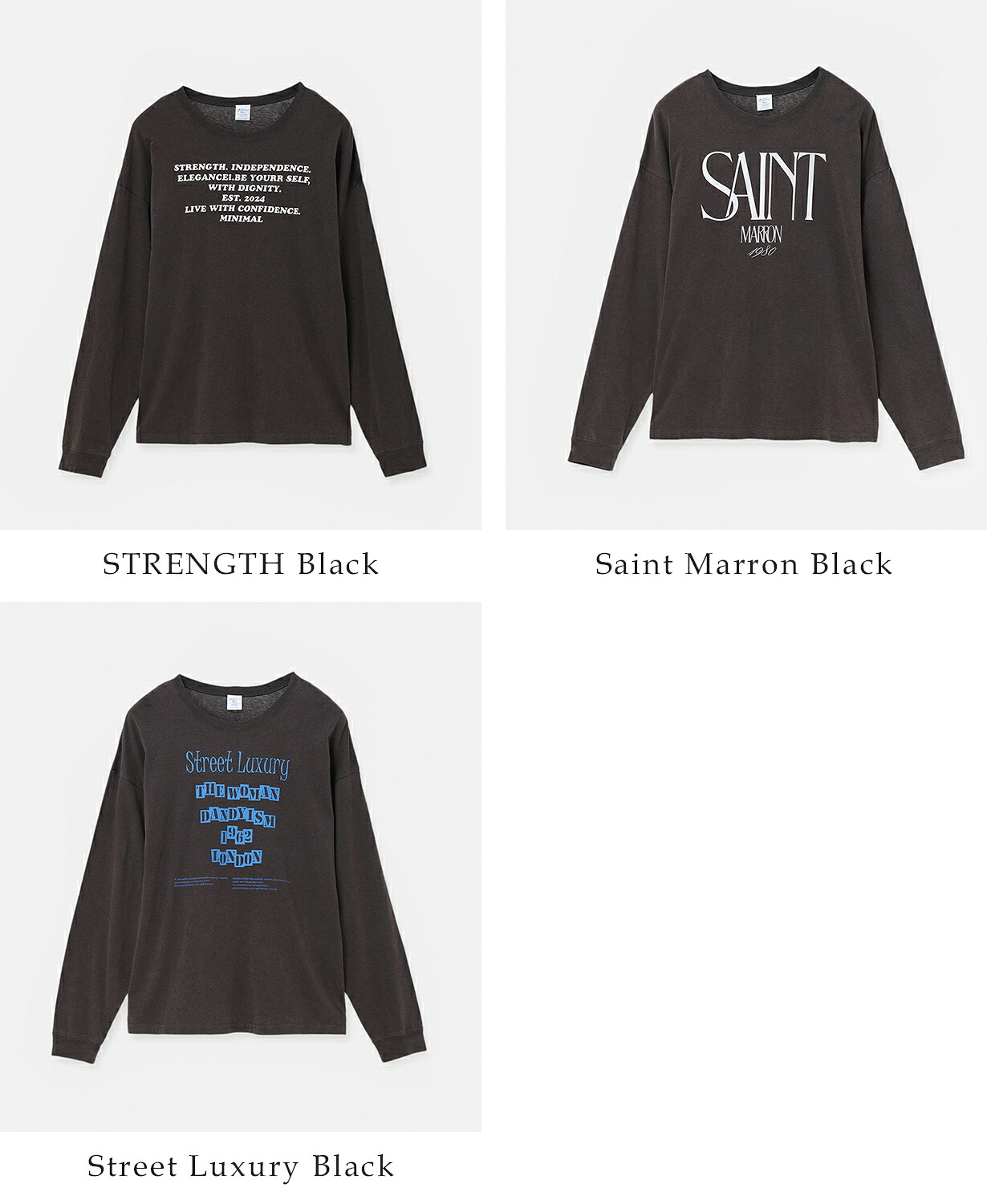 CREDONA(クレドナ)パーマネント ロングスリーブ プリント Tシャツ PARMANENT L/S TEE 1426412