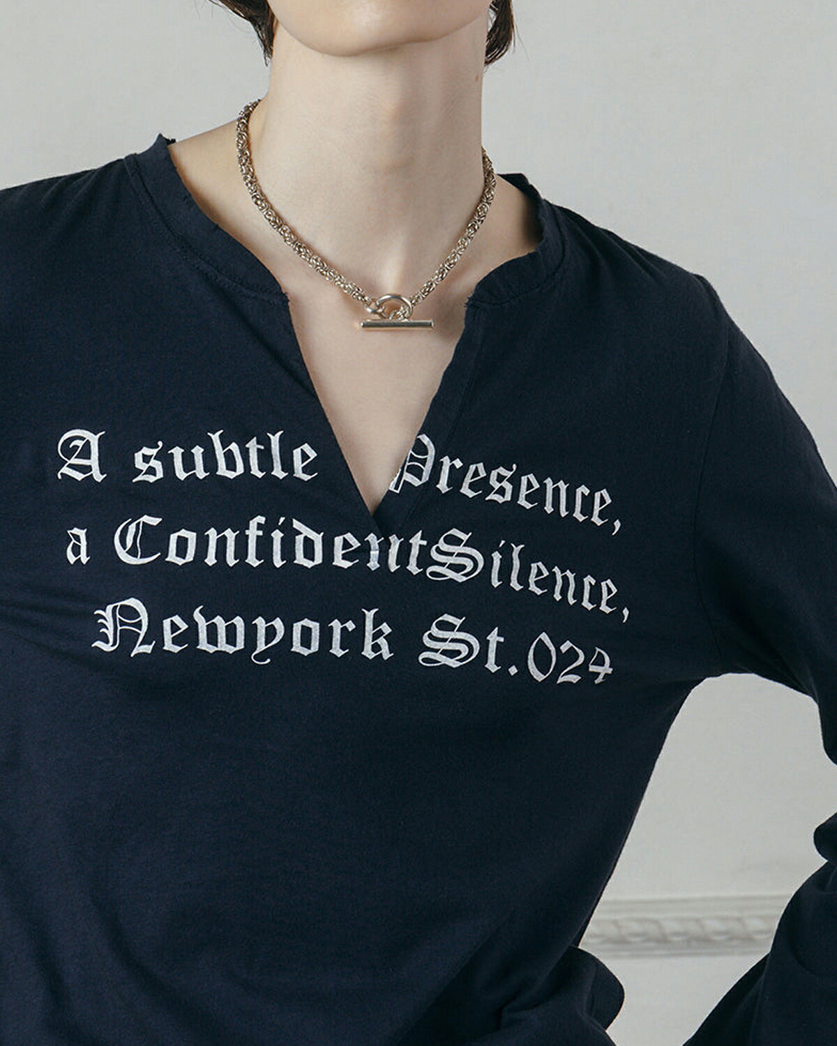 CREDONA(クレドナ)スキッパー ロングスリーブ プリント Tシャツ SKIPPER LONG-SLEEVE TEE 1426412136-0