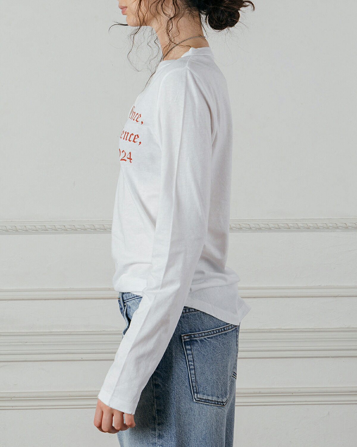 CREDONA(クレドナ)スキッパー ロングスリーブ プリント Tシャツ SKIPPER LONG-SLEEVE TEE 1426412136-0