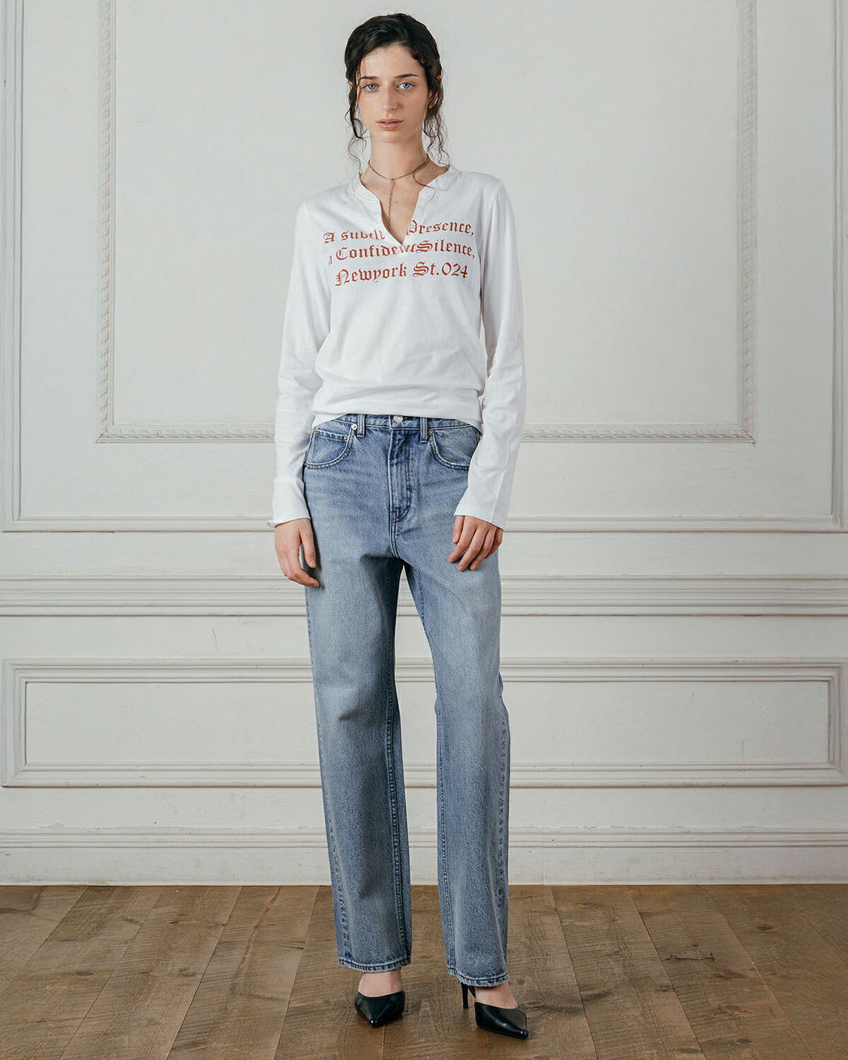 CREDONA(クレドナ)スキッパー ロングスリーブ プリント Tシャツ SKIPPER LONG-SLEEVE TEE 1426412136-0