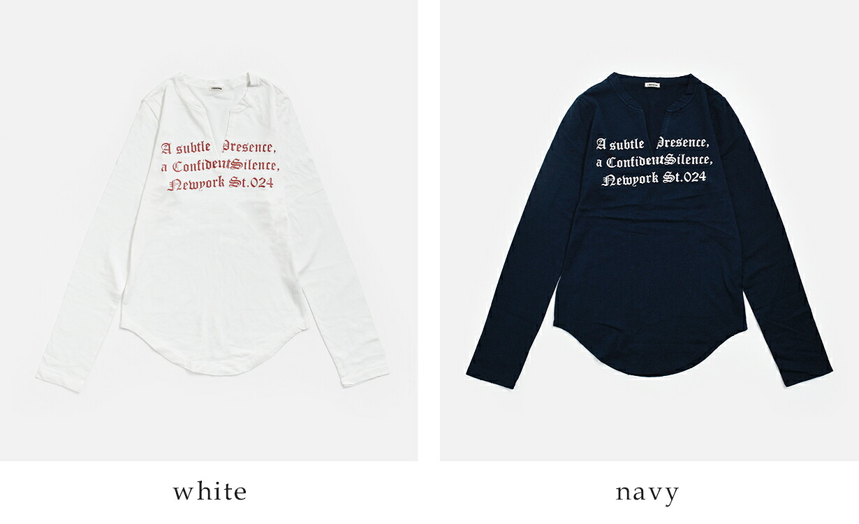 CREDONA(クレドナ)スキッパー ロングスリーブ プリント Tシャツ SKIPPER LONG-SLEEVE TEE 1426412136-0