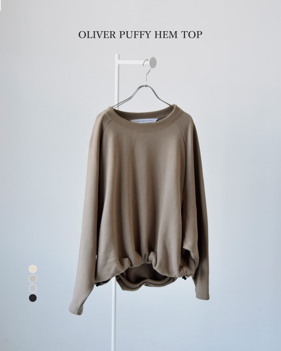 COGTHEBIGSMOKE�G�R�R�b�g���e���[ �X�E�F�b�g�g�b�v OLIVER PUFFY HEM TOP 15101-257-1514-1