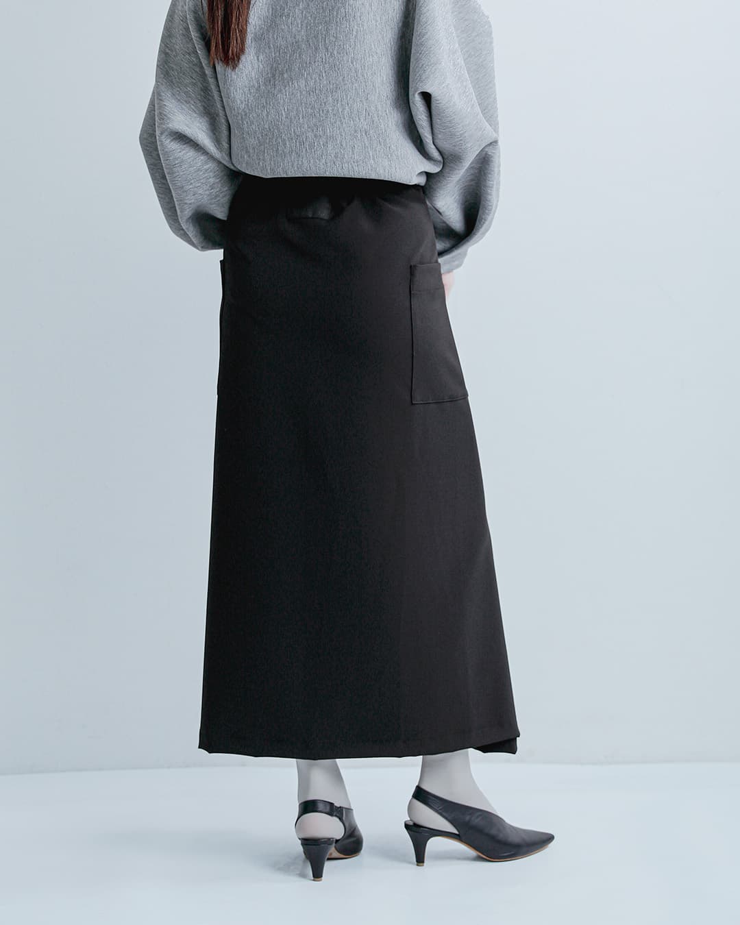 COGTHEBIGSMOKE�_�u�����b�v�X�J�[�g MINA DOUBLE WRAP SKIRT 15501-256-1316-1