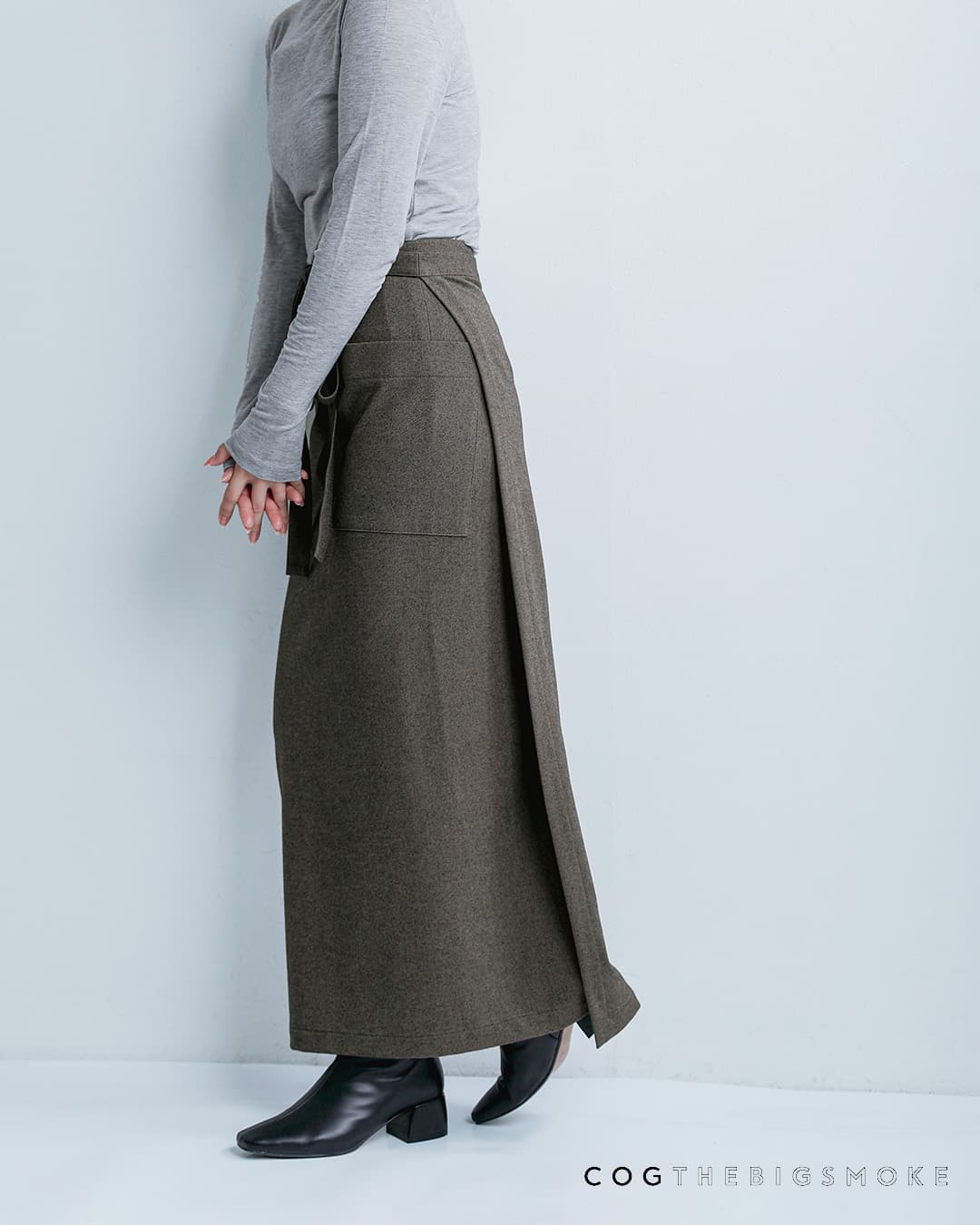 COGTHEBIGSMOKE�W���[�W�[ ���b�v�X�J�[�g MIRANDA WRAP SKIRT 15502-264-1317-1