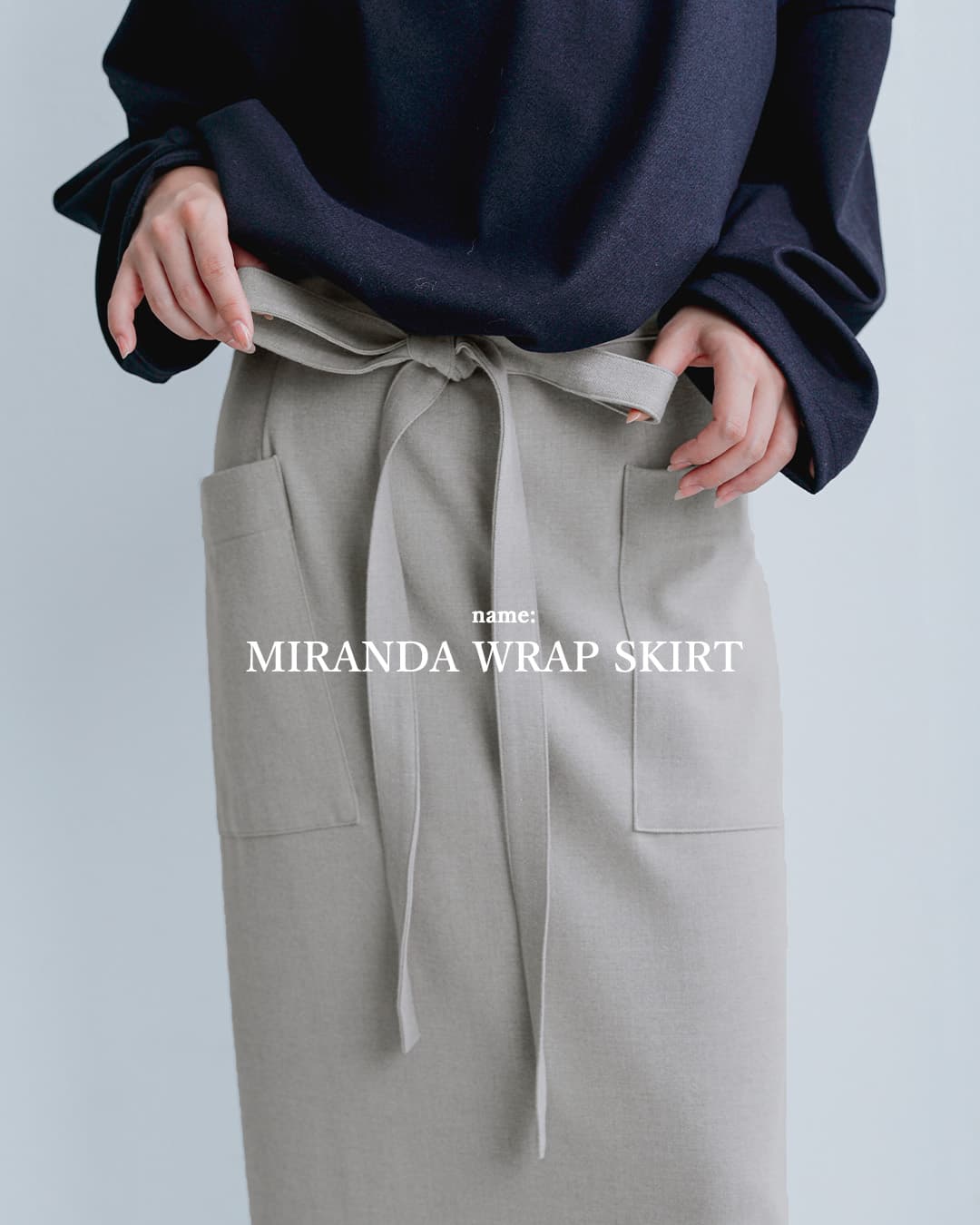 COGTHEBIGSMOKE�W���[�W�[ ���b�v�X�J�[�g MIRANDA WRAP SKIRT 15502-264-1317-1