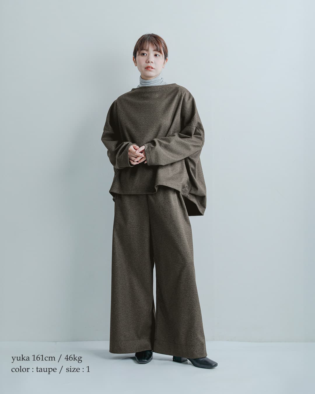 COGTHEBIGSMOKE(�R�O�U�r�b�O�X���[�N)�t�����l���j�b�g�c�C�� ���C�h�g���E�U�[�Y ALISON TROUSERS 15602-268-120-1