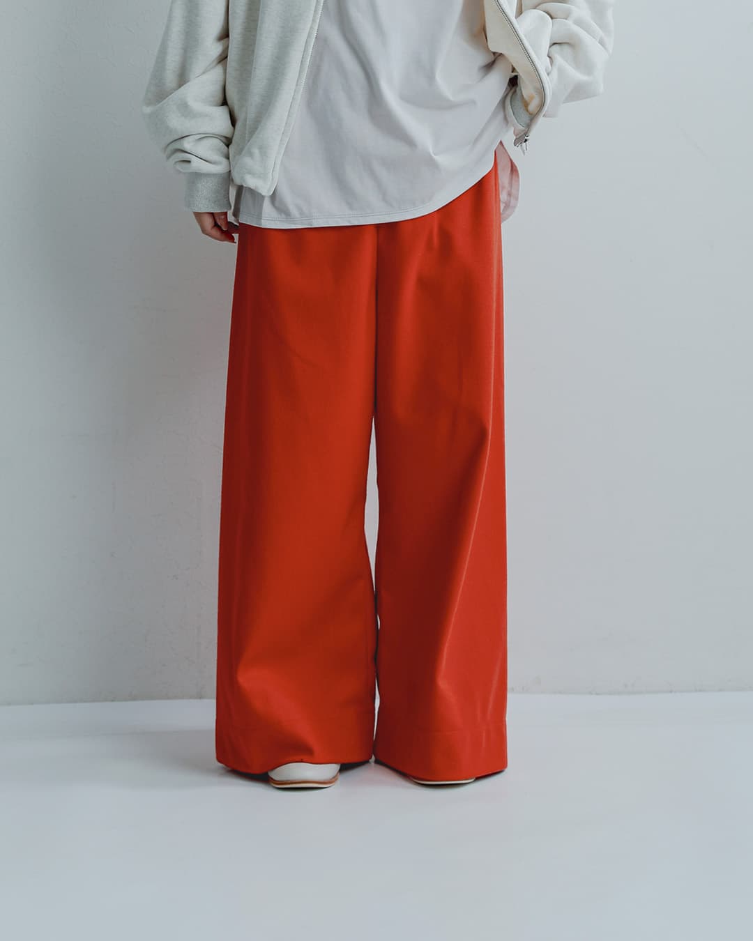 COGTHEBIGSMOKE(�R�O�U�r�b�O�X���[�N)�t�����l���j�b�g�c�C�� ���C�h�g���E�U�[�Y ALISON TROUSERS 15602-268-120-1