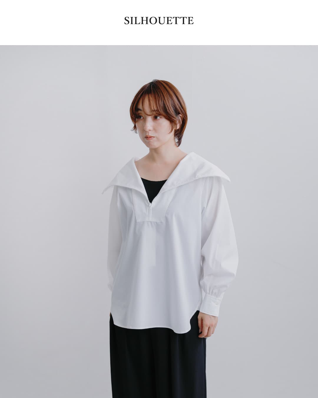 lelill(レリル)ピマソロ ストレッチ ハーフジップシャツ 15651711
