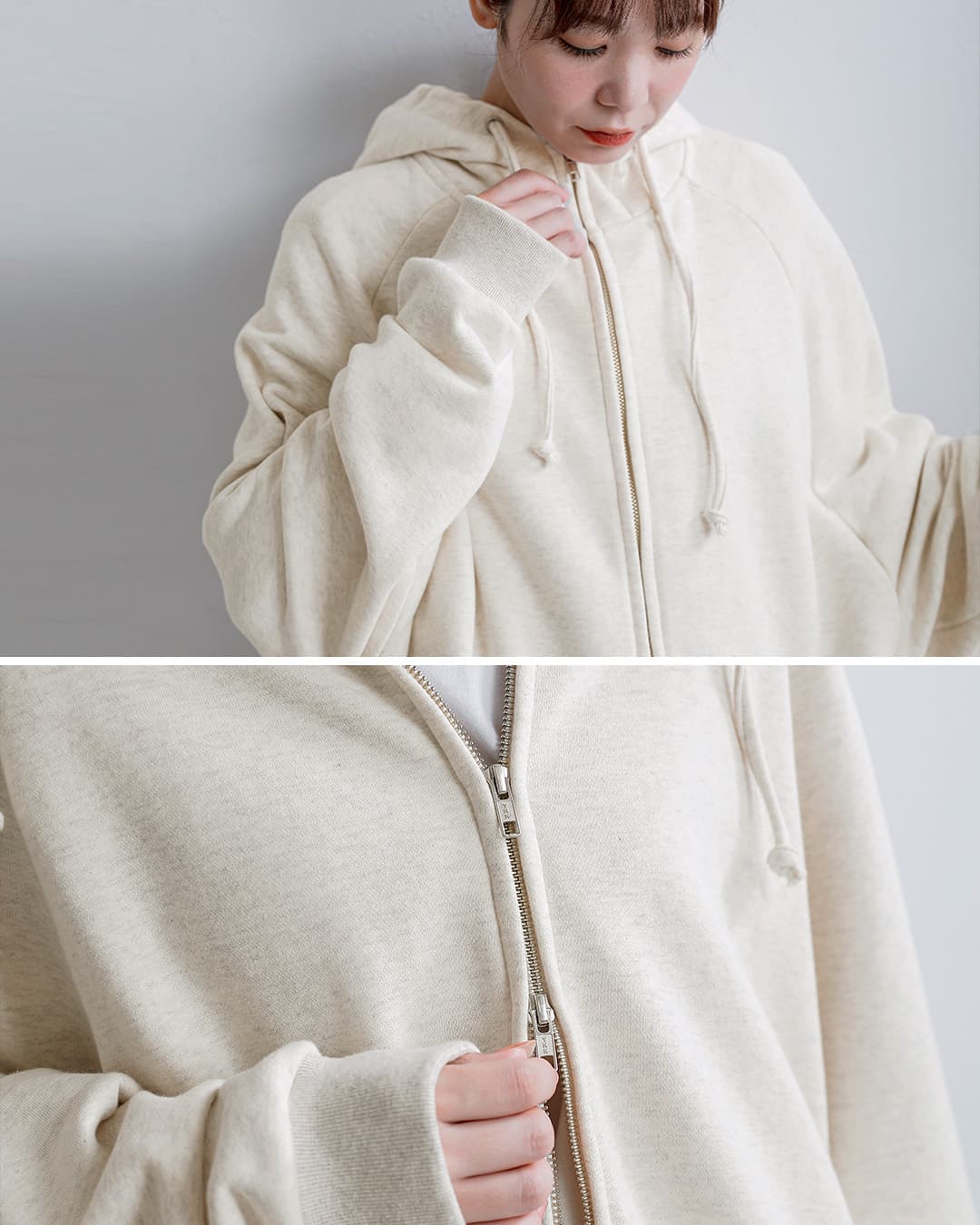 COGTHEBIGSMOKE�G�R�R�b�g���e���[ �W�b�v�A�b�v�t�[�f�B OLIVETTE ZIP UP HOODIE 15801-257-1513-1