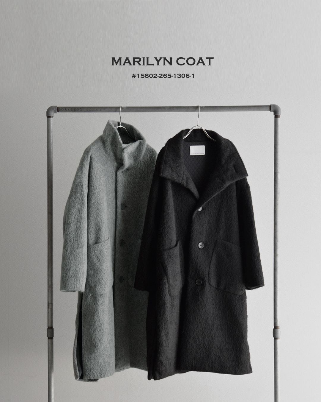 COGTHEBIGSMOKE(�R�O�U�r�b�O�X���[�N)�A���p�J�W���K�[�h�V���M�[ �X�^���h�J���[�R�[�g MARILYN COAT 15802-265-1306-1