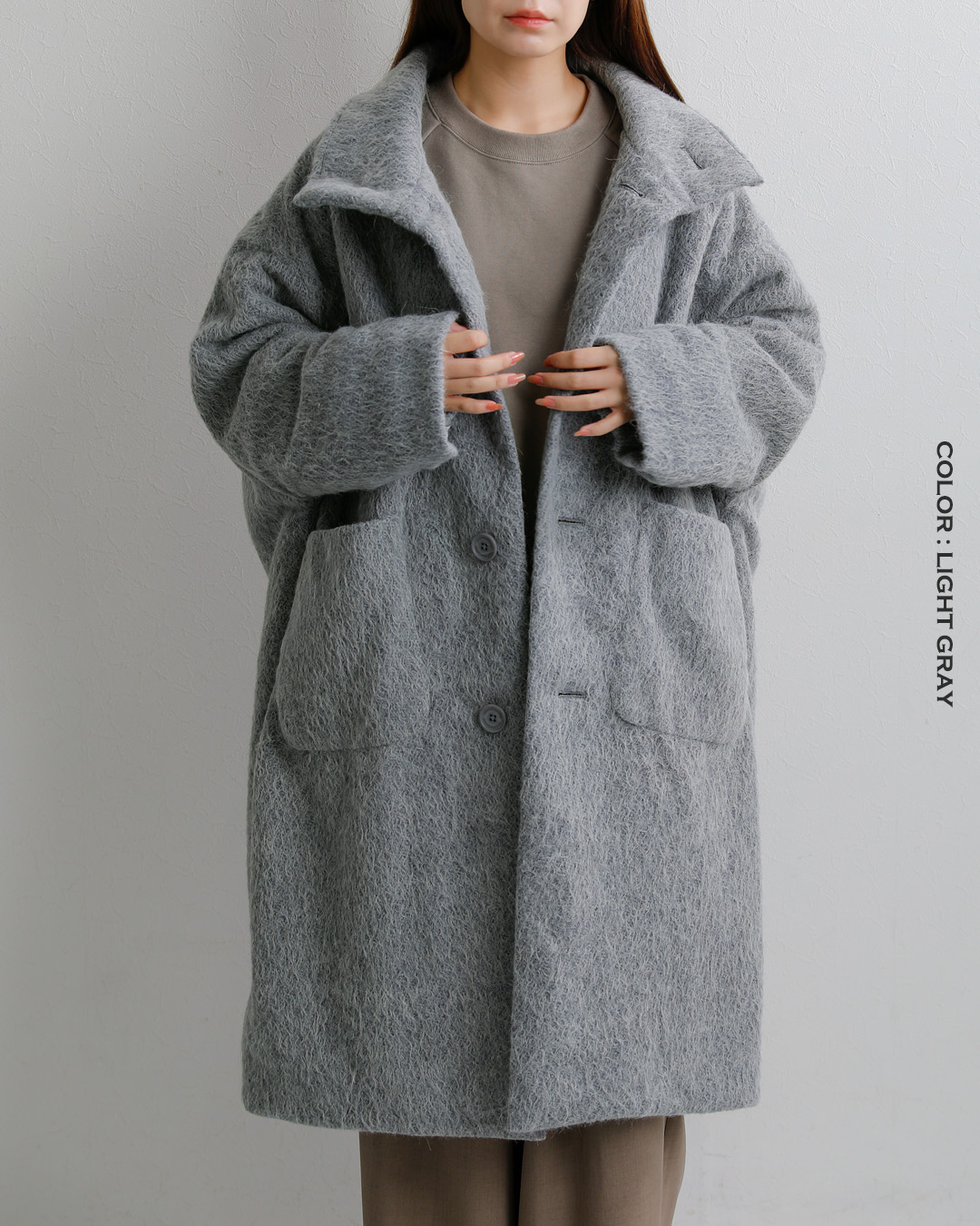 COGTHEBIGSMOKE(�R�O�U�r�b�O�X���[�N)�A���p�J�W���K�[�h�V���M�[ �X�^���h�J���[�R�[�g MARILYN COAT 15802-265-1306-1