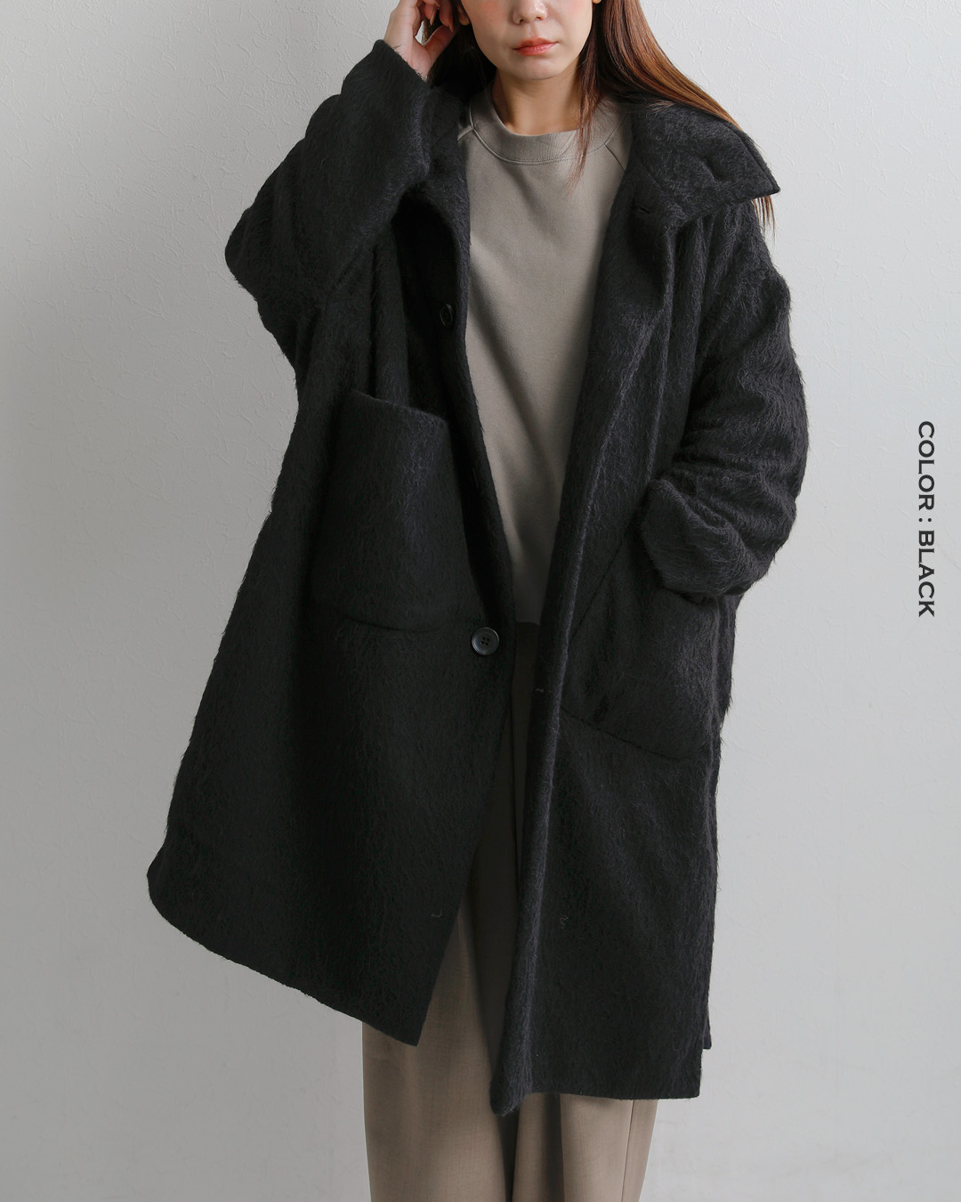 COGTHEBIGSMOKE(�R�O�U�r�b�O�X���[�N)�A���p�J�W���K�[�h�V���M�[ �X�^���h�J���[�R�[�g MARILYN COAT 15802-265-1306-1