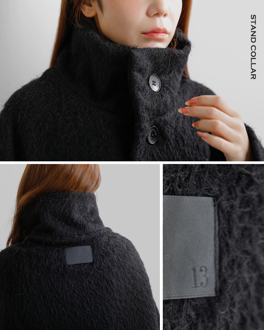 COGTHEBIGSMOKE(�R�O�U�r�b�O�X���[�N)�A���p�J�W���K�[�h�V���M�[ �X�^���h�J���[�R�[�g MARILYN COAT 15802-265-1306-1