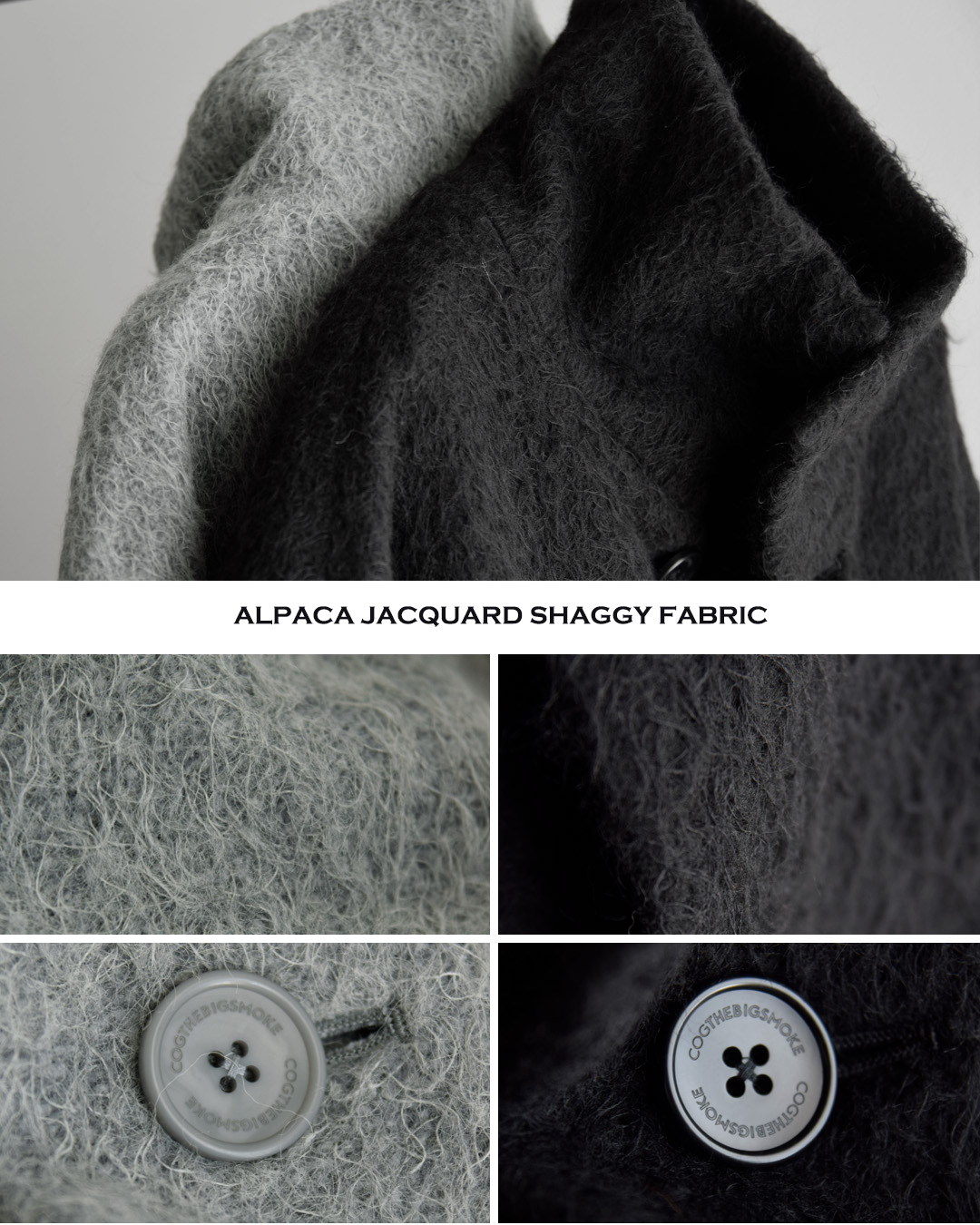 COGTHEBIGSMOKE(�R�O�U�r�b�O�X���[�N)�A���p�J�W���K�[�h�V���M�[ �X�^���h�J���[�R�[�g MARILYN COAT 15802-265-1306-1