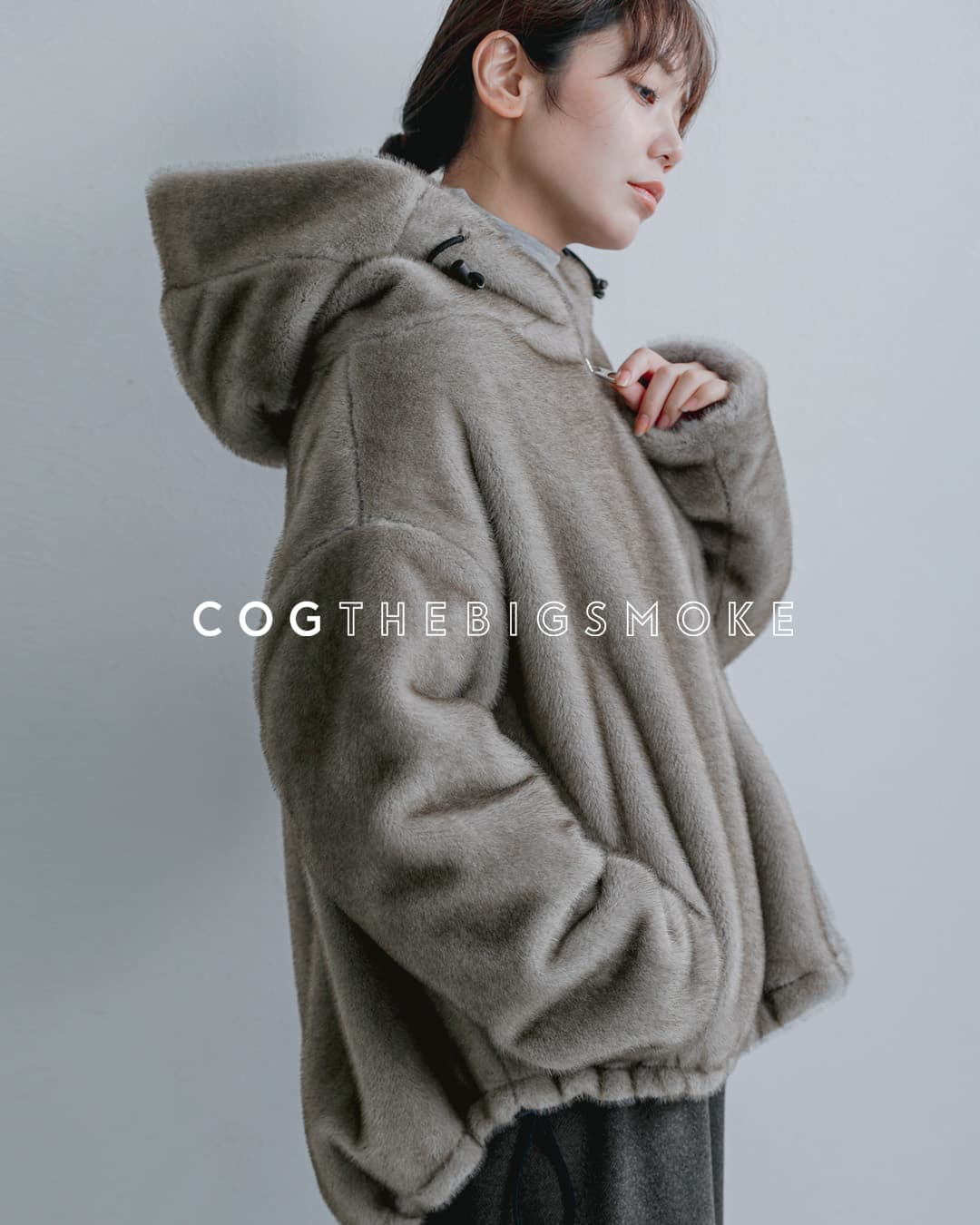 COGTHEBIGSMOKE(�R�O�U�r�b�O�X���[�N)�G�R�~���N ���o�[�V�u�� �W�b�v�t�[�f�B�p�[�J�[ ODALIS ZIP PARKA 15802-266-1517-1