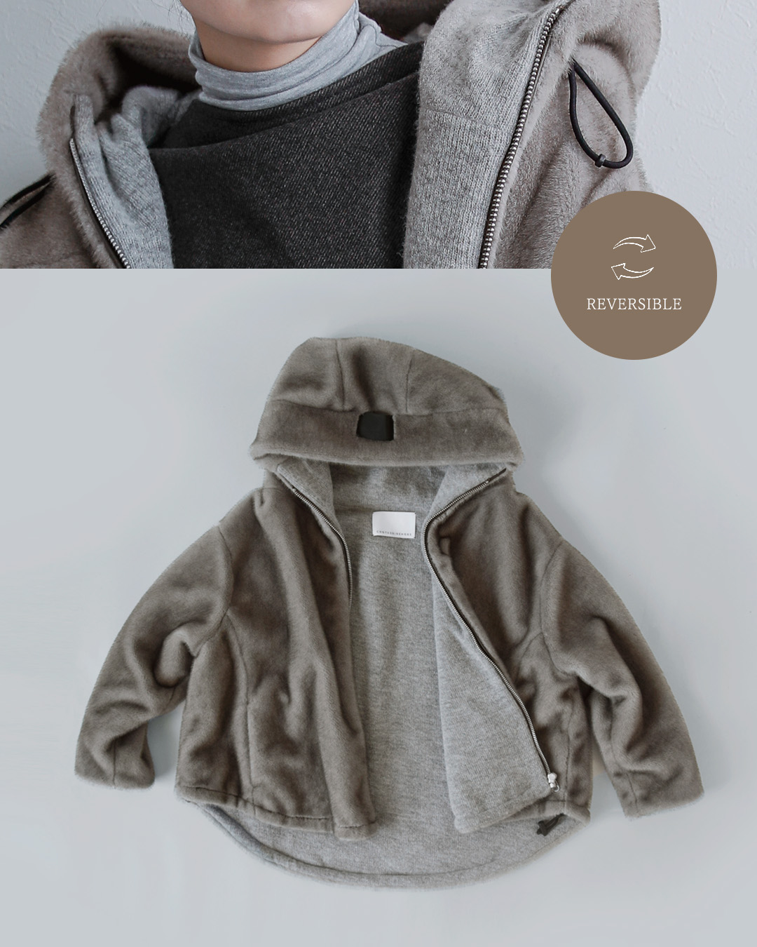 COGTHEBIGSMOKE(�R�O�U�r�b�O�X���[�N)�G�R�~���N ���o�[�V�u�� �W�b�v�t�[�f�B�p�[�J�[ ODALIS ZIP PARKA 15802-266-1517-1