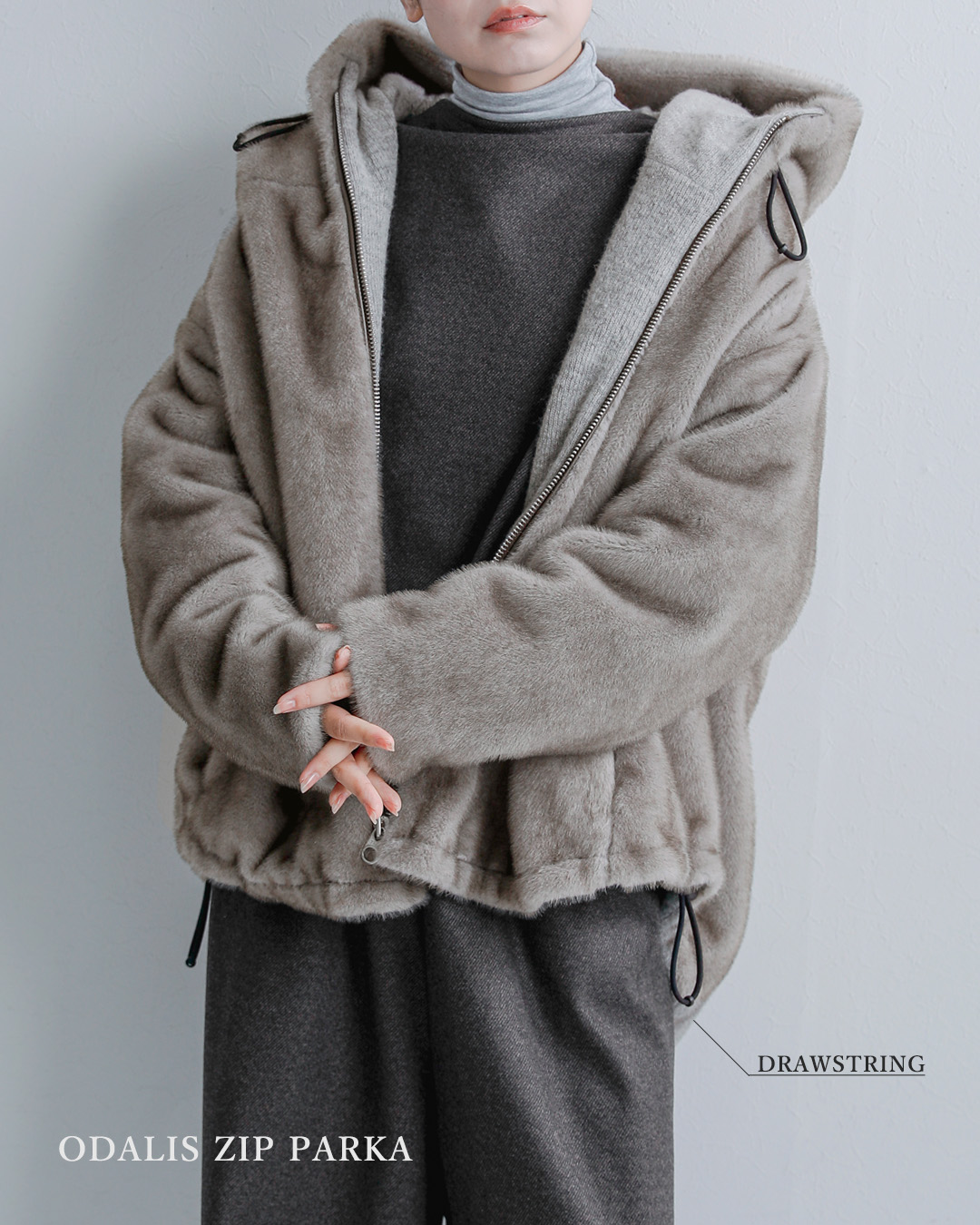 COGTHEBIGSMOKE(�R�O�U�r�b�O�X���[�N)�G�R�~���N ���o�[�V�u�� �W�b�v�t�[�f�B�p�[�J�[ ODALIS ZIP PARKA 15802-266-1517-1