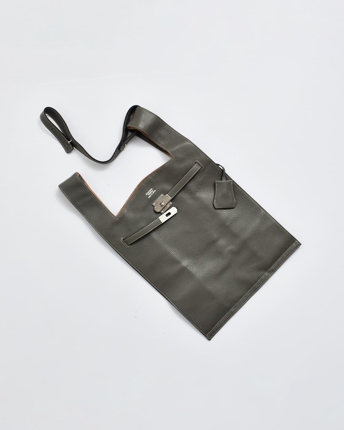 beautiful people(ビューティフルピープル)シュリンクレザー ラージマーケット バッグ Large marcket bag in shrink leather 1636611952