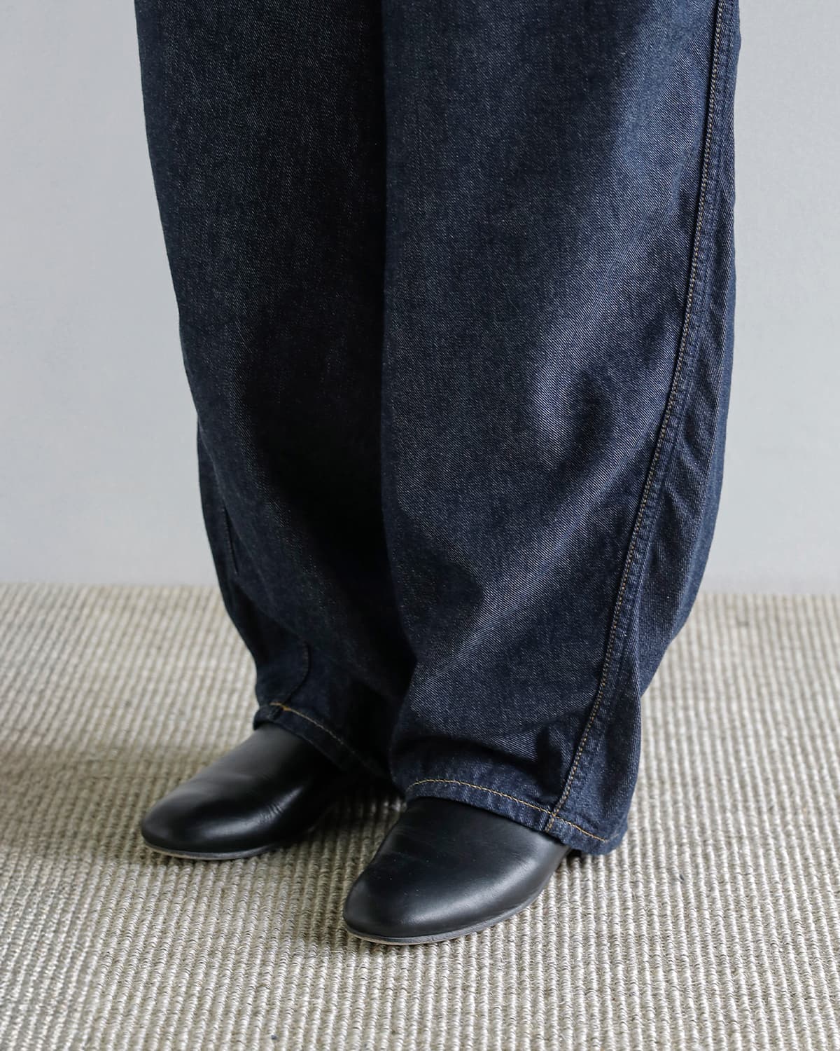 beautiful people(ビューティフルピープル)セルビッジホリック 左綾デニム ボウパンツ selvedge holic left hand twill denim bow pants 1646105016