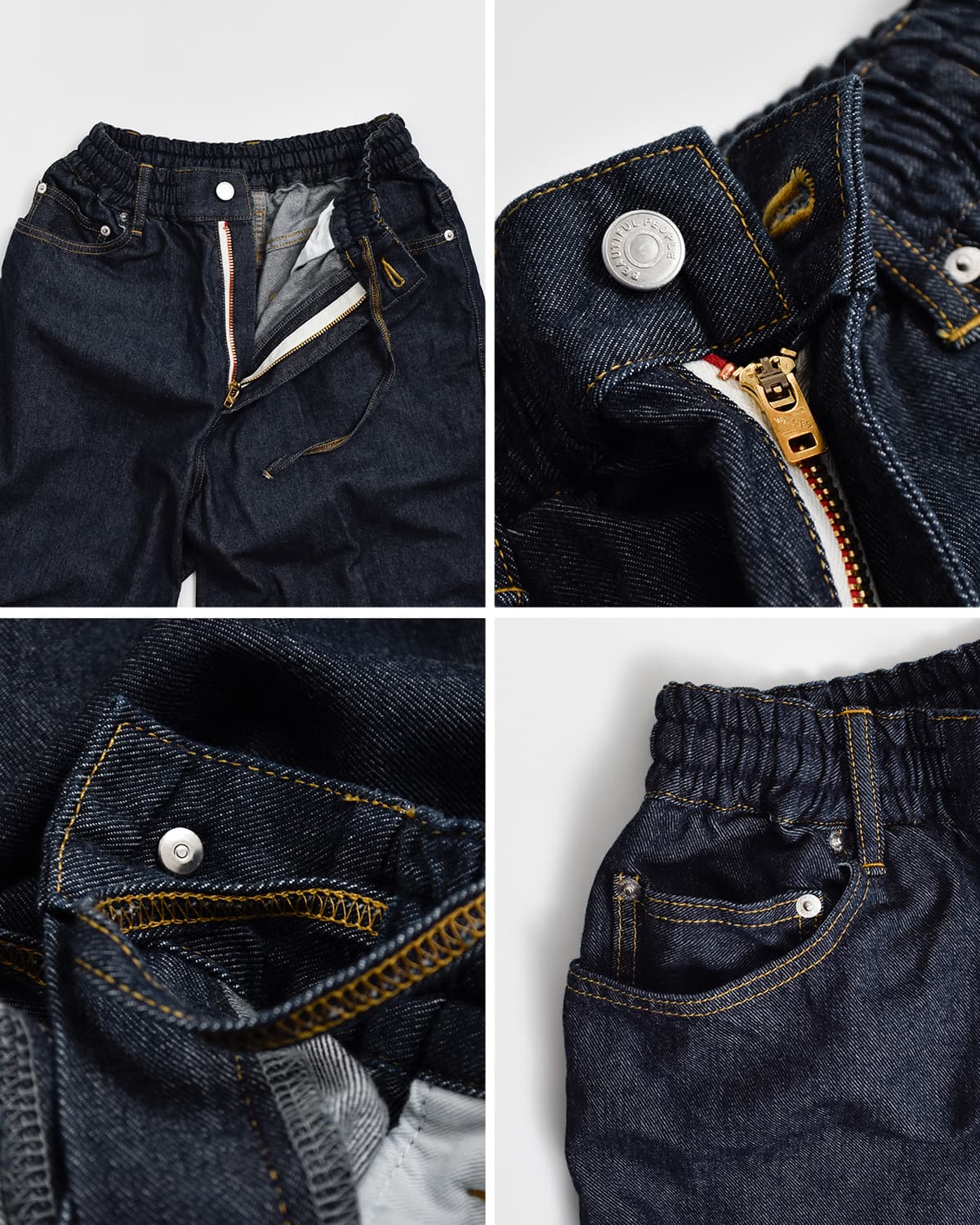 beautiful people(ビューティフルピープル)セルビッジホリック 左綾デニム ボウパンツ selvedge holic left hand twill denim bow pants 1646105016