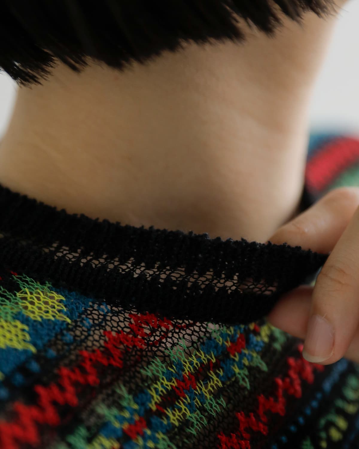 beautiful people(ビューティフルピープル)フェアアイルニット セーター kids fair isle pullover 1646210008
