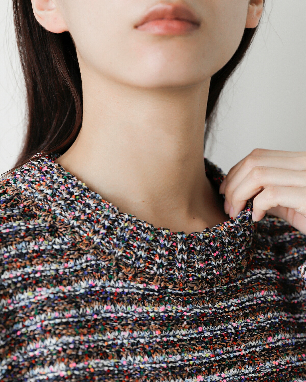 beautiful people(ビューティフルピープル)グランドレルヤーン ガンジーセーター glandrelle yarn guernsey sweater 1646210010