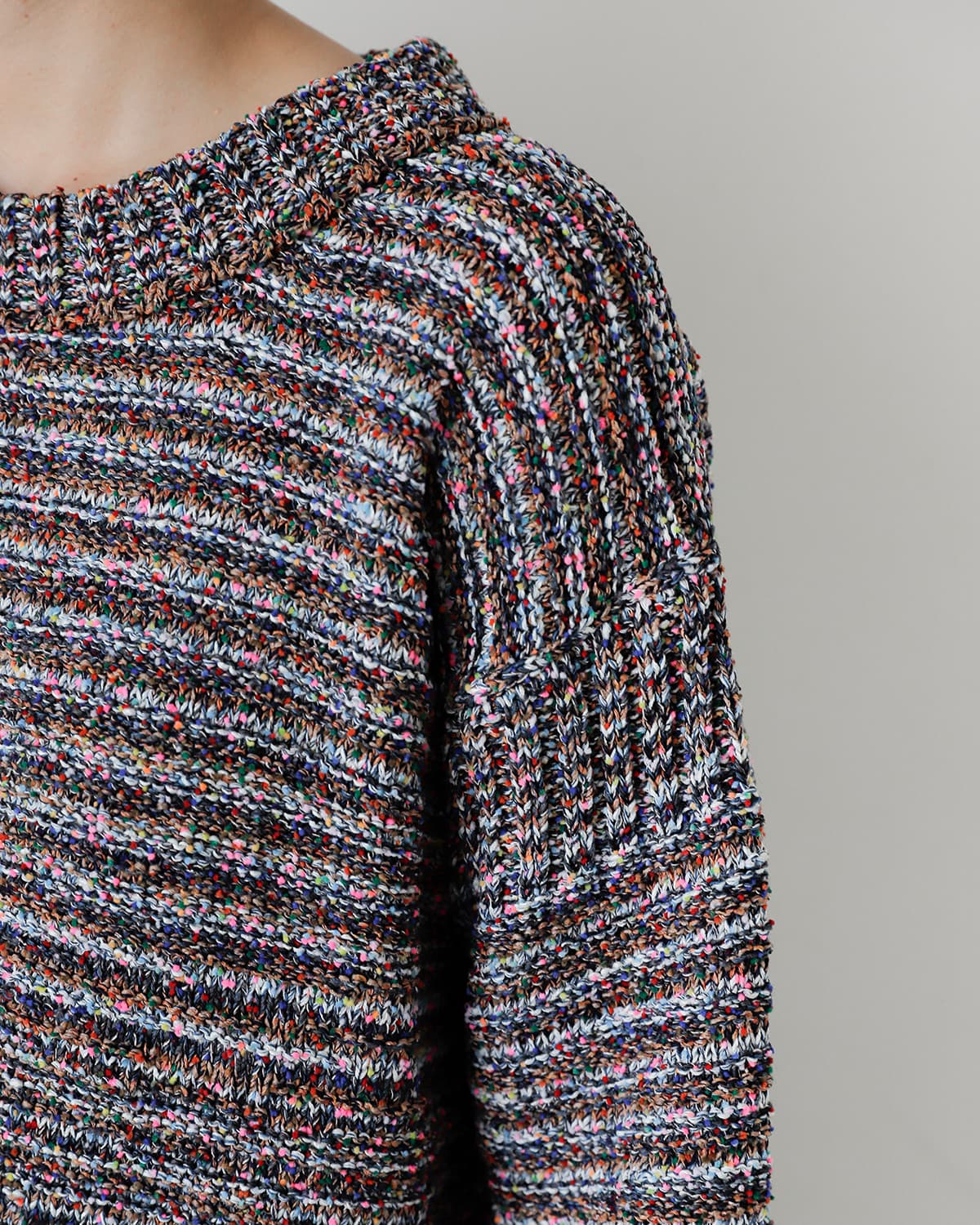 beautiful people(ビューティフルピープル)グランドレルヤーン ガンジーセーター glandrelle yarn guernsey sweater 1646210010