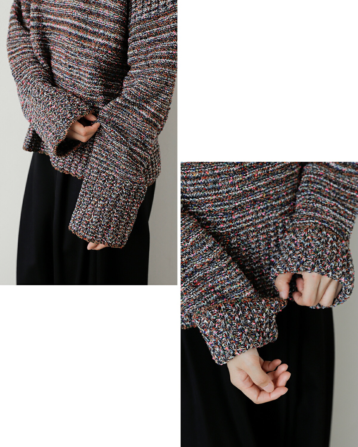 beautiful people(ビューティフルピープル)グランドレルヤーン ガンジーセーター glandrelle yarn guernsey sweater 1646210010