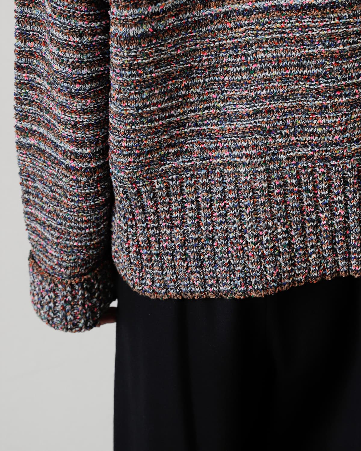 beautiful people(ビューティフルピープル)グランドレルヤーン ガンジーセーター glandrelle yarn guernsey sweater 1646210010