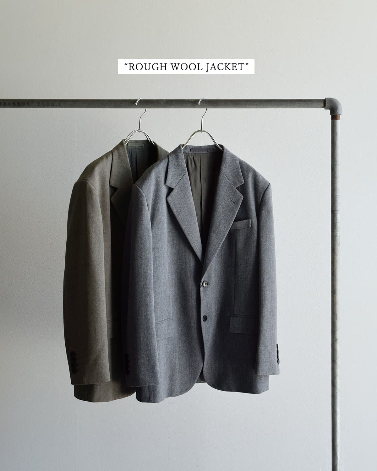 YLEVE���t�E�[�� �e�[���[�h�W���P�b�g ROUGH WOOL JACKET 168-6220040