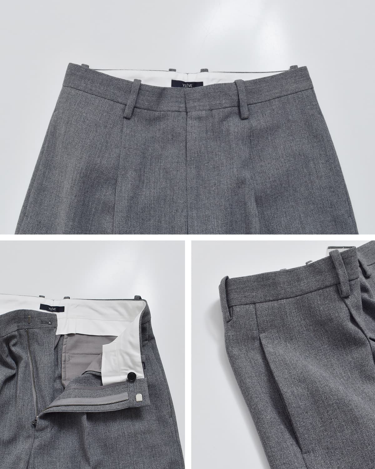 YLEVE���t�E�[�� �L�����b�g�p���c ROUGH WOOL CULOTTE 168-6240042