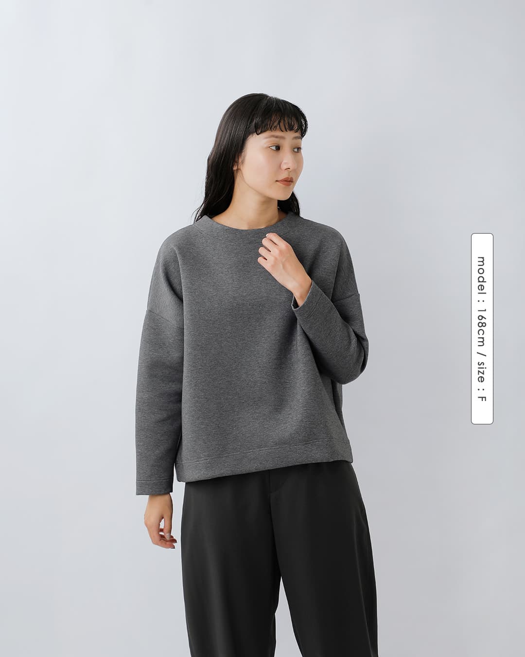 TRAVAIL MANUELコットン ダンボール プルオーバー 2042
