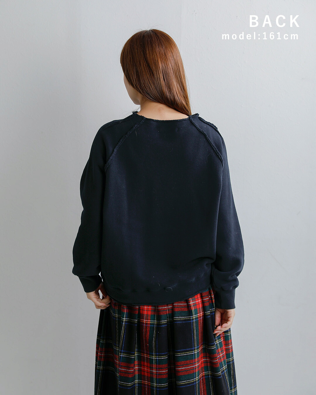 fabrique en planete terreソフトパイル カットオフ ボトルネック 長袖カットソー 262-094