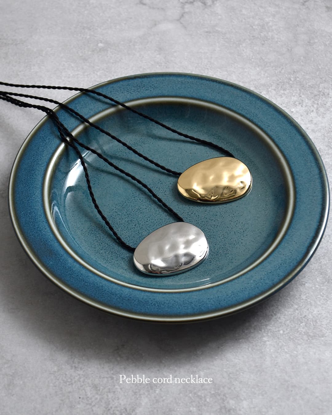 JAMIRAYペブル コンチョ 2way コードネックレス Pebble cord necklace 262-270122