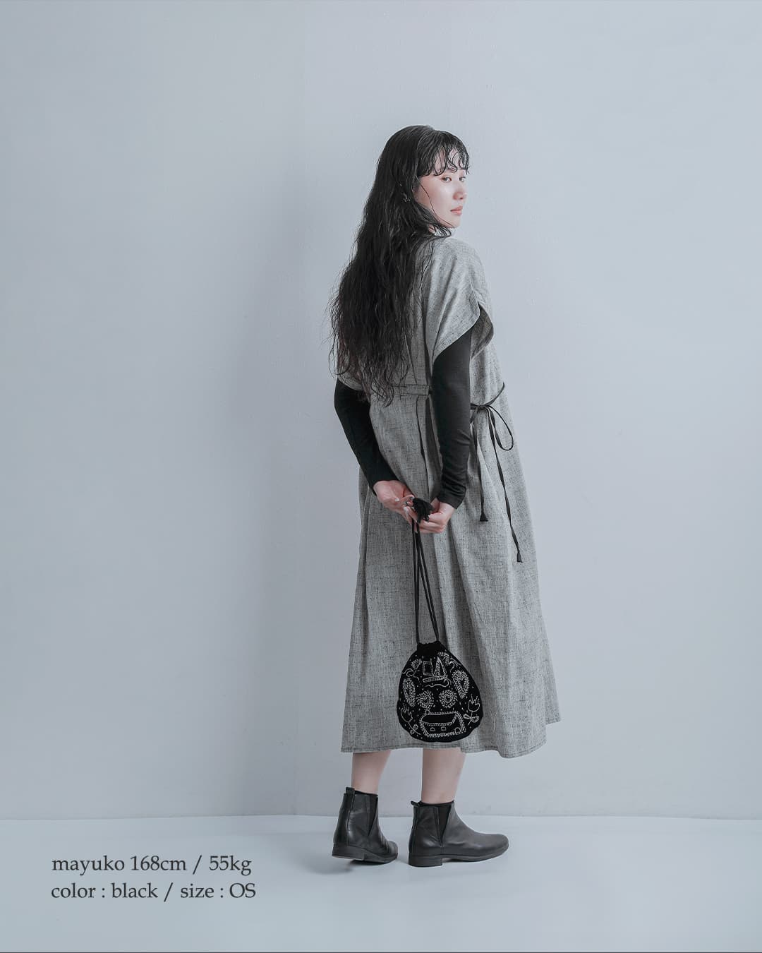ASEEDONCLOUD(アシードンクラウド)ハンド刺繍バッグ Memories hand embroidery bag 262001