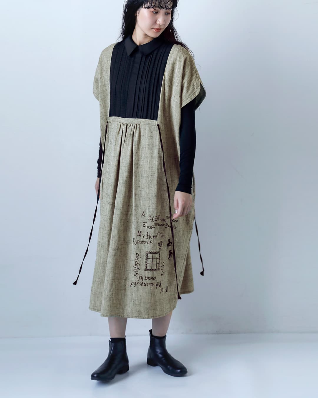 ASEEDONCLOUDコットンシルク ワンピース Memories pullover dress 262301