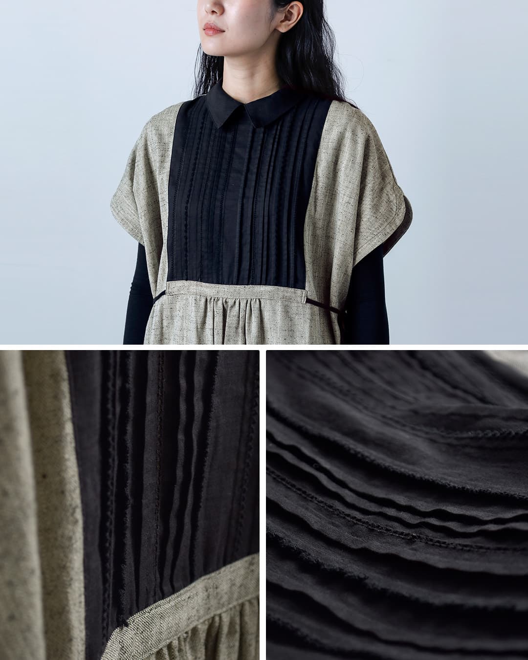 ASEEDONCLOUDコットンシルク ワンピース Memories pullover dress 262301