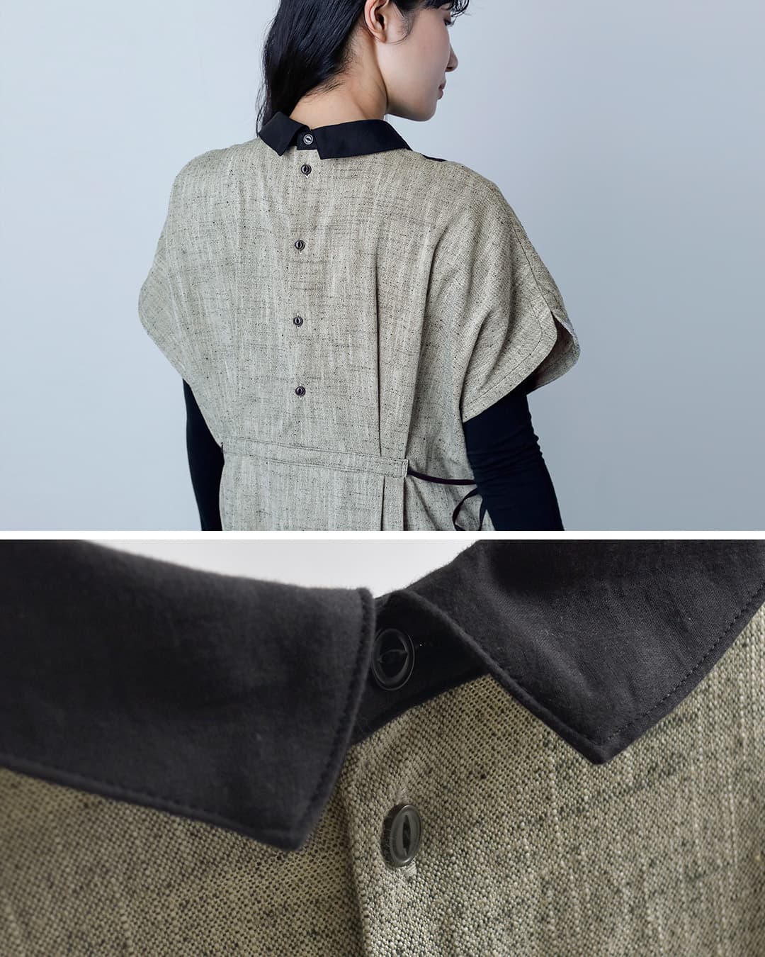 ASEEDONCLOUDコットンシルク ワンピース Memories pullover dress 262301