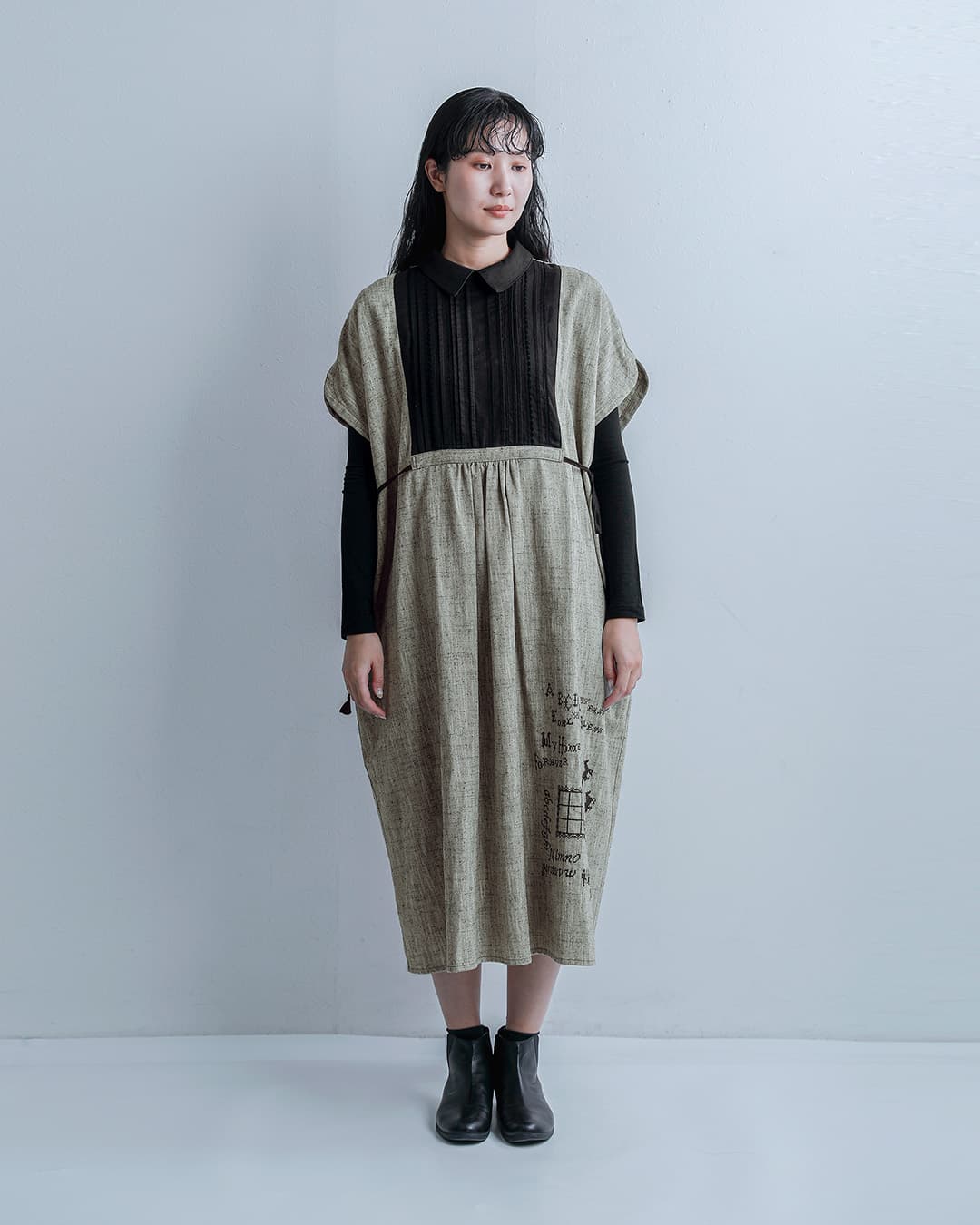 ASEEDONCLOUDコットンシルク ワンピース Memories pullover dress 262301