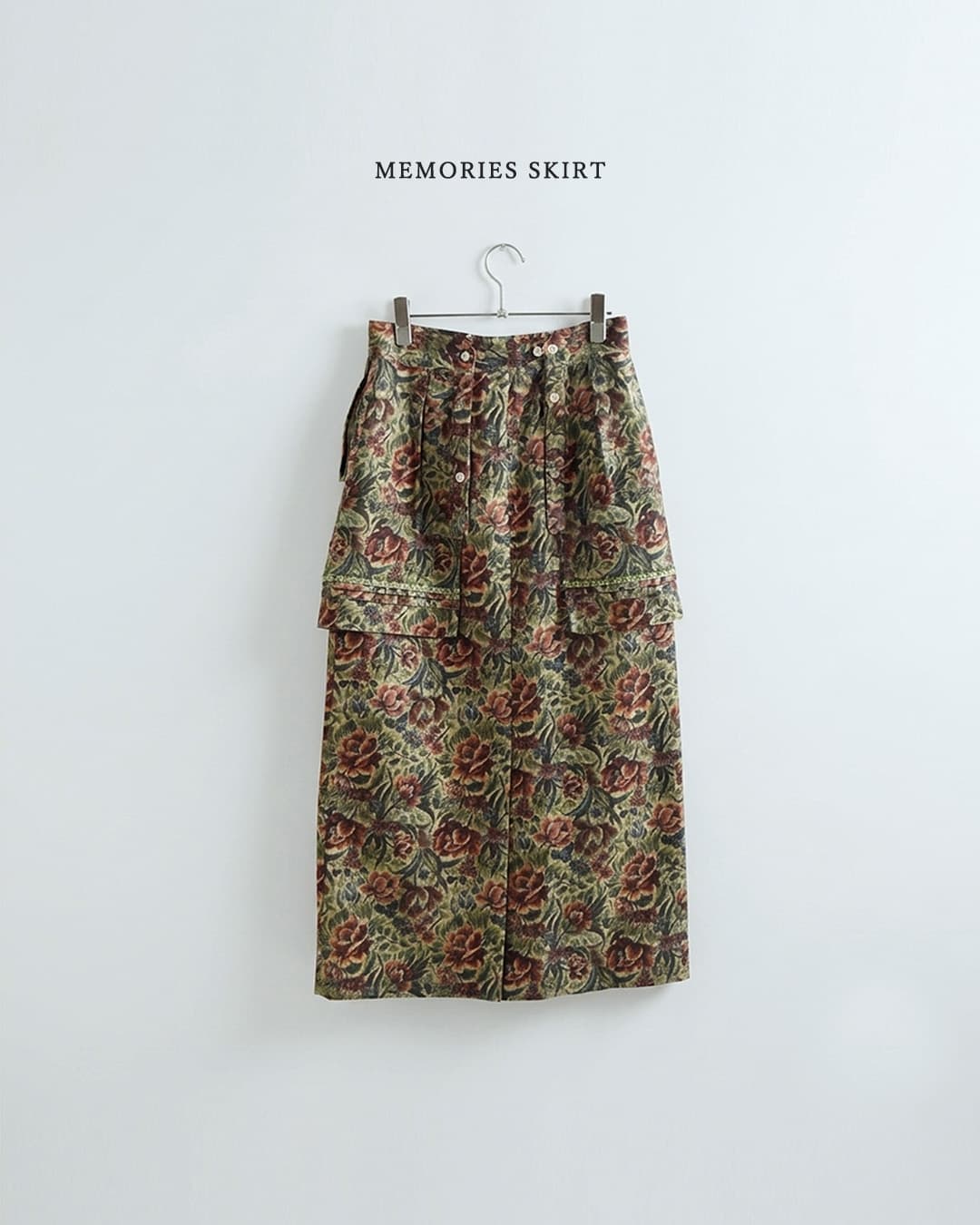 ASEEDONCLOUDコットンスカート Memories skirt 262401