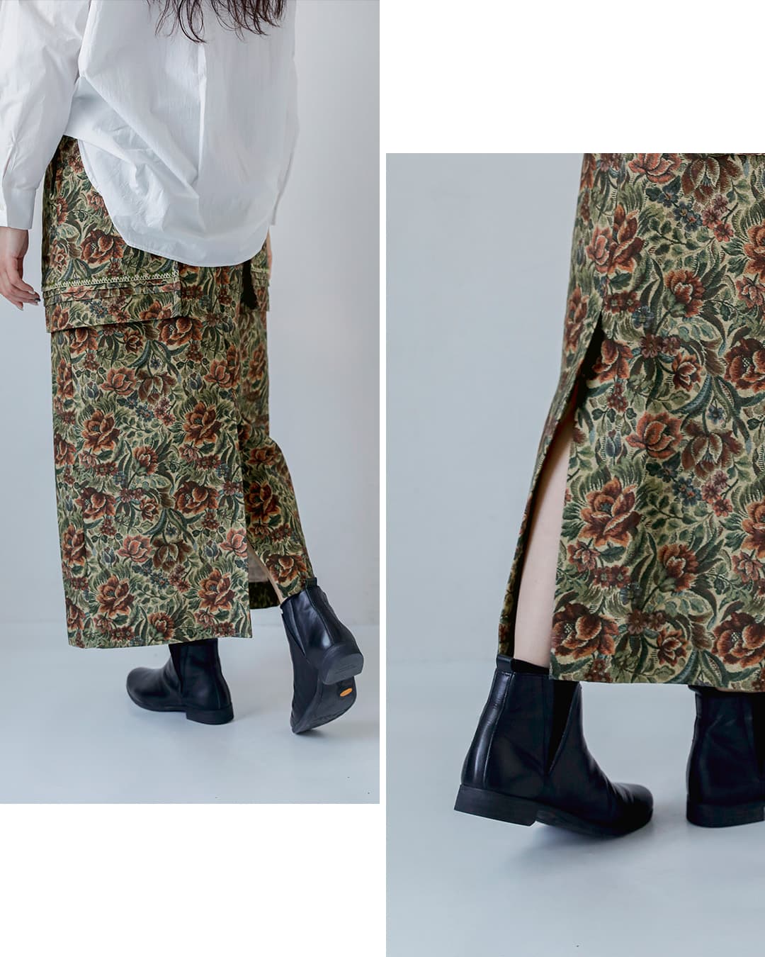ASEEDONCLOUDコットンスカート Memories skirt 262401