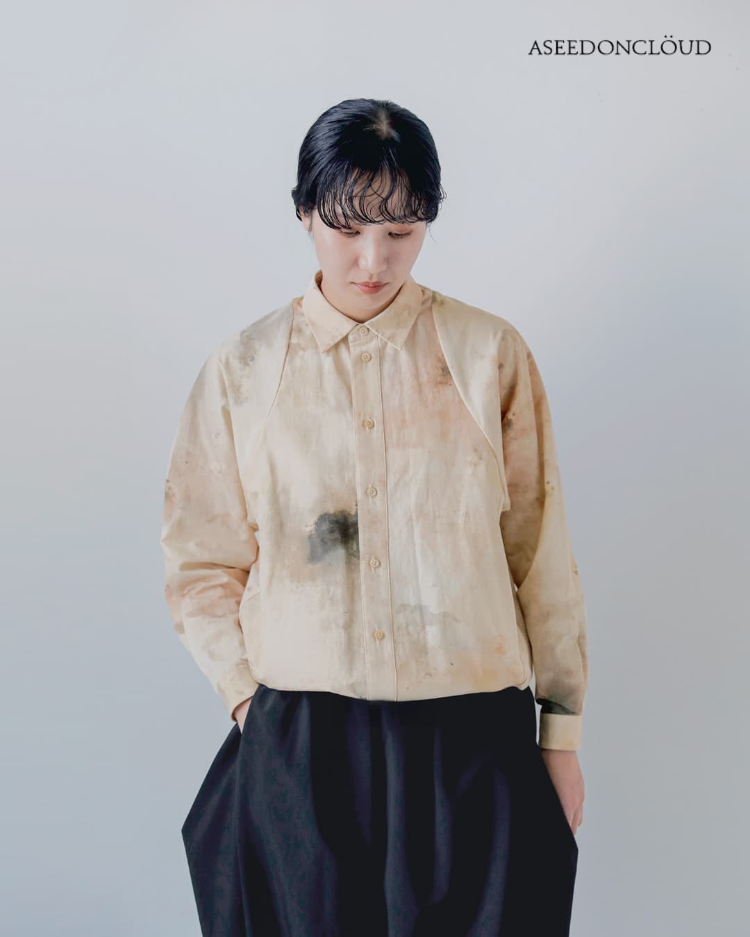 ASEEDONCLOUD(�A�V�[�h���N���E�h)�R�b�g�����l�� �V���c Railway uniform shirt 262601
