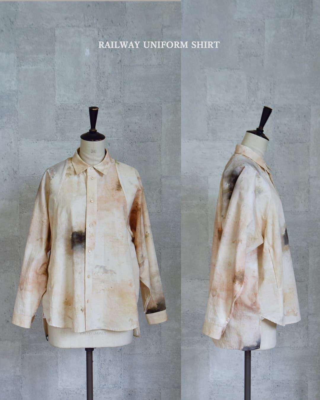 ASEEDONCLOUD(�A�V�[�h���N���E�h)�R�b�g�����l�� �V���c Railway uniform shirt 262601