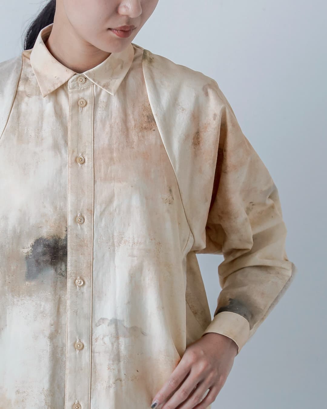 ASEEDONCLOUD(�A�V�[�h���N���E�h)�R�b�g�����l�� �V���c Railway uniform shirt 262601