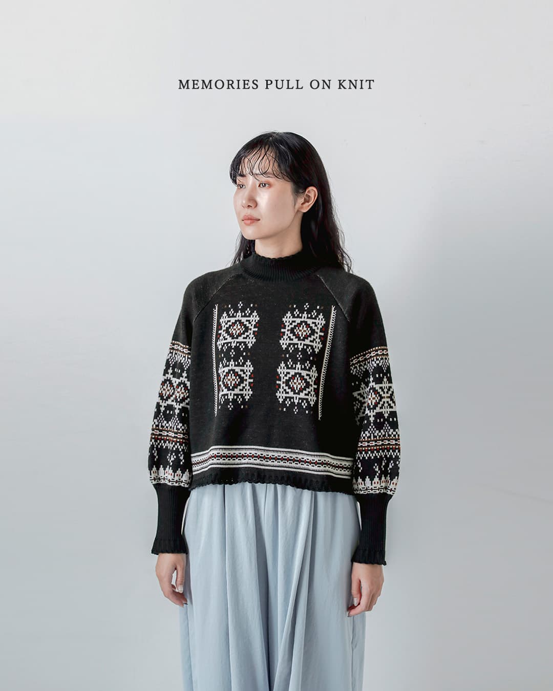 ASEEDONCLOUD�E�[�� �v���I�[�o�[�j�b�g Memories pull on knit 262807